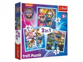 Puzzle "3w1" TREFL Psi Patrol - Moc Mighty Pups