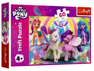 Puzzle   60 TREFL My Little Pony - W wiecie przyjani