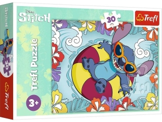 Puzzle   30 TREFL Lilo x Stitch na wakacjach
