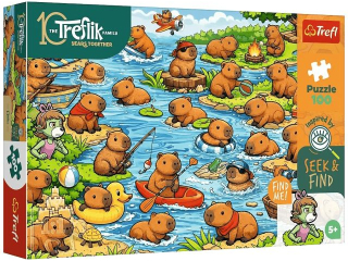 Puzzle  100 TREFL Seek x Find - Kapibary