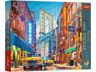 Puzzle 500 TREFL European Puzzle Championship - Trefl Premium Plus - Tea Time: Widok na Manhattan Bridge