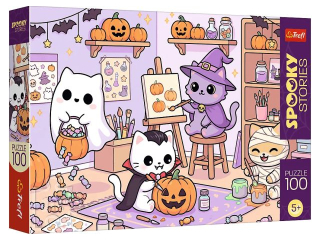 Puzzle  100 TREFL Spooky Stories - Ma�a pracownia magii