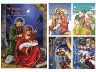 Laurka z brokatem B6B 117x167 z kopert  POL-MAK GWIAZDKA B6B_GWRL_262