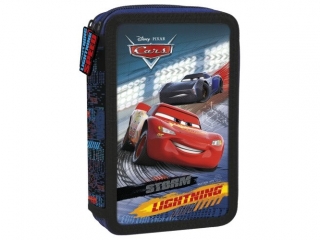 Piórnik dwukomorowy DERFORM Cars 44