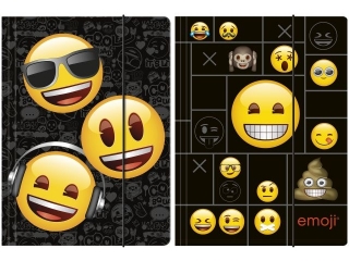 Teczka z gumką A4 DERFORM Emoji