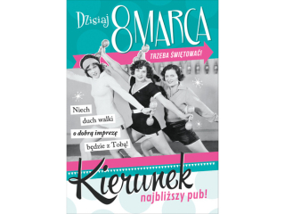 Kartki karnet PAN DRAGON K.B6 1340 Dzie� Kobiet