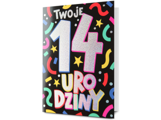 Kartki karnet PAN DRAGON STAR-143 "14"