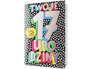 Kartki karnet PAN DRAGON STAR-146 "17"