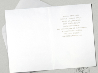 Kartki karnet PAN DRAGON HM 200-3608 Komunia