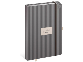 Kalendarz ksi��kowy A5 384 Mat+UV Stripes 2027