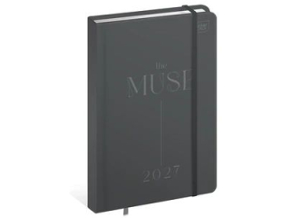Kalendarz ksi��kowy B6 192 Mat+UV Muse 2027