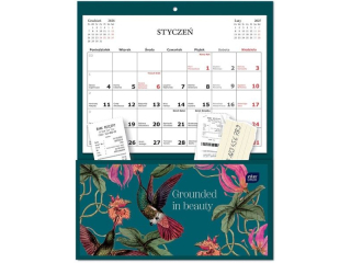 Kalendarz �cienny z kieszonk� 23,5x31 Grandiflora 2027