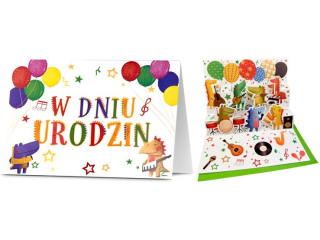 Kartki karnet PAN DRAGON HM 200-3718 dla dzieci