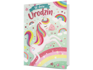 Kartki karnet PAN DRAGON K.STAR-80 Urodziny dzieci