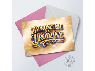 Zaproszenia PAN DRAGON Z.C6-HOLO-12