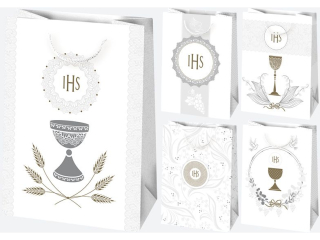 Torebka ozdobna POL-MAK 10szt. Komunia T5B_KOM_21 230x320x110 BROKAT