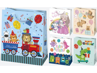 Torba ozdobna T4 190x230x105 Oglne zest. 124 Dziecice - Chopiec, Dziewczynka, Grafika