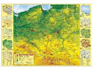 Mapa Oklejana DERFORM Polska