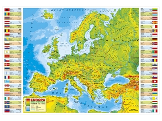 Mapa Oklejana DERFORM Europa