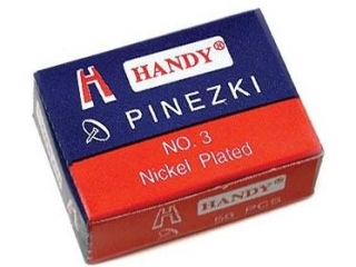 Pinezki  srebrne 50szt. DP-50