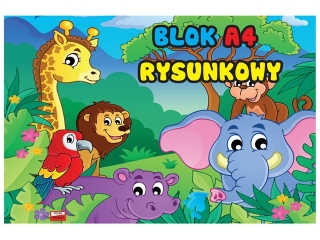 Blok rysunkowy A4 20k. SDM biały