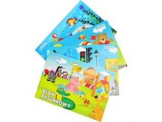 Blok rysunkowy A4 20k. SCHEMAT