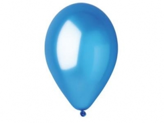 Balony GEMAR metal 26cm niebieskie 100szt. (GM90-36)