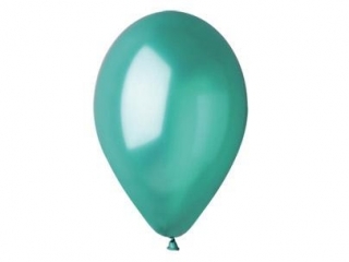 Balony GEMAR metal 26cm zielone 100szt. (GM90-55)