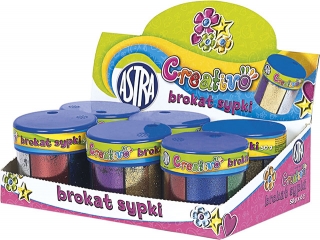 Brokat sypki ASTRA 50g x 6 kolorów