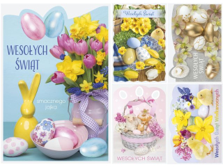 Poczt�wka Wielkanocna POL-MAK Zestaw 220 �wiecka 50szt.