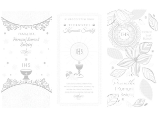 Laurka Lux Edition DLUX 105x210 z kopert�  POL-MAK Komunia DLUX_KOM_118 [opakowanie=6szt]