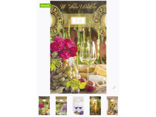 Laurka z cyframi na k�kach LO 115x190 Urodziny zest. 845 Butelki - Foto, Kobiece, Kwiaty, M�skie[opakowanie=25szt]