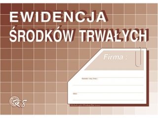 Druk-ewidencja środków trwałych A5 K08