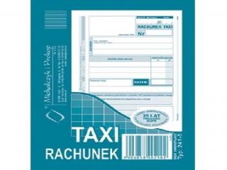 Druk-rachunek TAXI A6    241-5