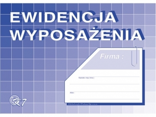 Druk-ewidencja wyposażenia A5 K07