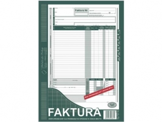 Druk-faktura A4 brutto 121-1E
