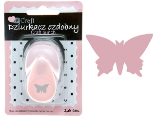 Dziurkacz ozdobny DPCRAFT 1,6cm Motyl 2