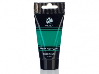 Farba akrylowa ASTRA Artea tuba 60ml - zieleñ ciemna