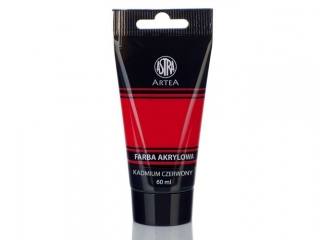 Farba akrylowa ASTRA Artea tuba 60ml - kadmium czerwony