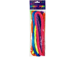 Druciki kreatywne DPCRAFT 50cm 8szt. neon