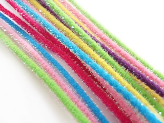 Druciki kreatywne DPCRAFT Opalizujce 30cm 18szt.