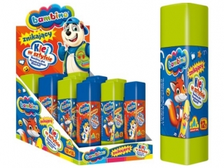 Klej w sztyfcie ST.MAJEWSKI Bambino znikający 12g (12szt. Display)