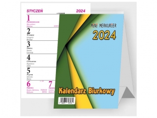 Kalendarz biurkowy BESKIDY Mini-Merkurier stojący B9 2024