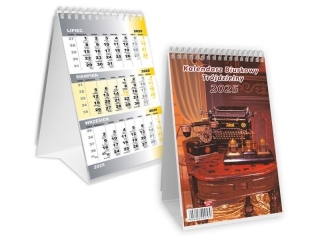 Kalendarz biurkowy SAPT trójdzielny SB-11 2024