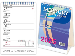 Kalendarz biurkowy TELEGRAPH Merkury 2024