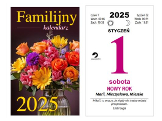 Kalendarz zdzierak BESKIDY duży 2024