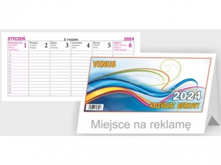 Kalendarz biurkowy BESKIDY Venus stojący B5 2024