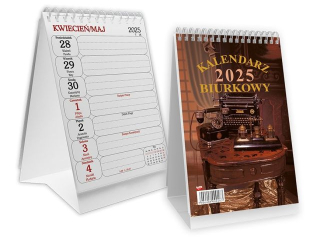 Kalendarz biurkowy SAPT pionowy spirala SB-3 2024