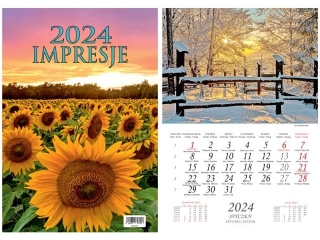 Kalendarz wieloplanszowy BESKIDY W 6 Impresje 2024