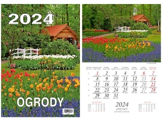 Kalendarz wieloplanszowy BESKIDY W 7 Ogrody 2024